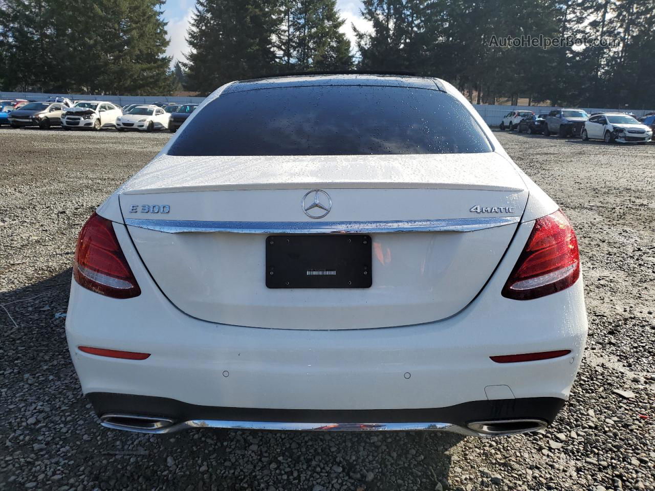 2019 Mercedes-benz E 300 White vin: WDDZF4JB1KA633199