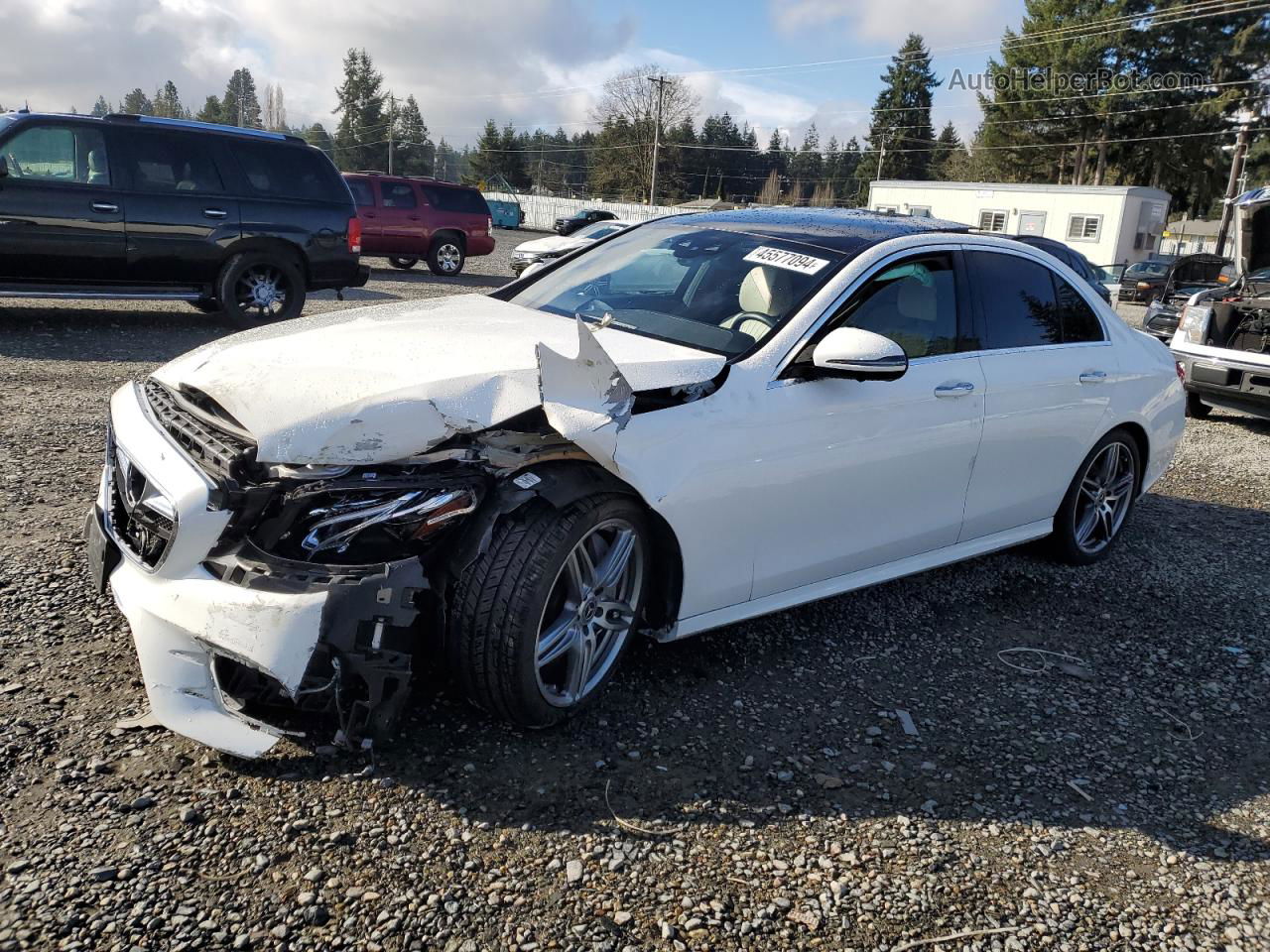 2019 Mercedes-benz E 300 White vin: WDDZF4JB1KA633199