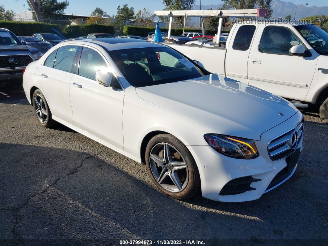 2019 Mercedes-benz E-class E 300 White vin: WDDZF4JB2KA522354