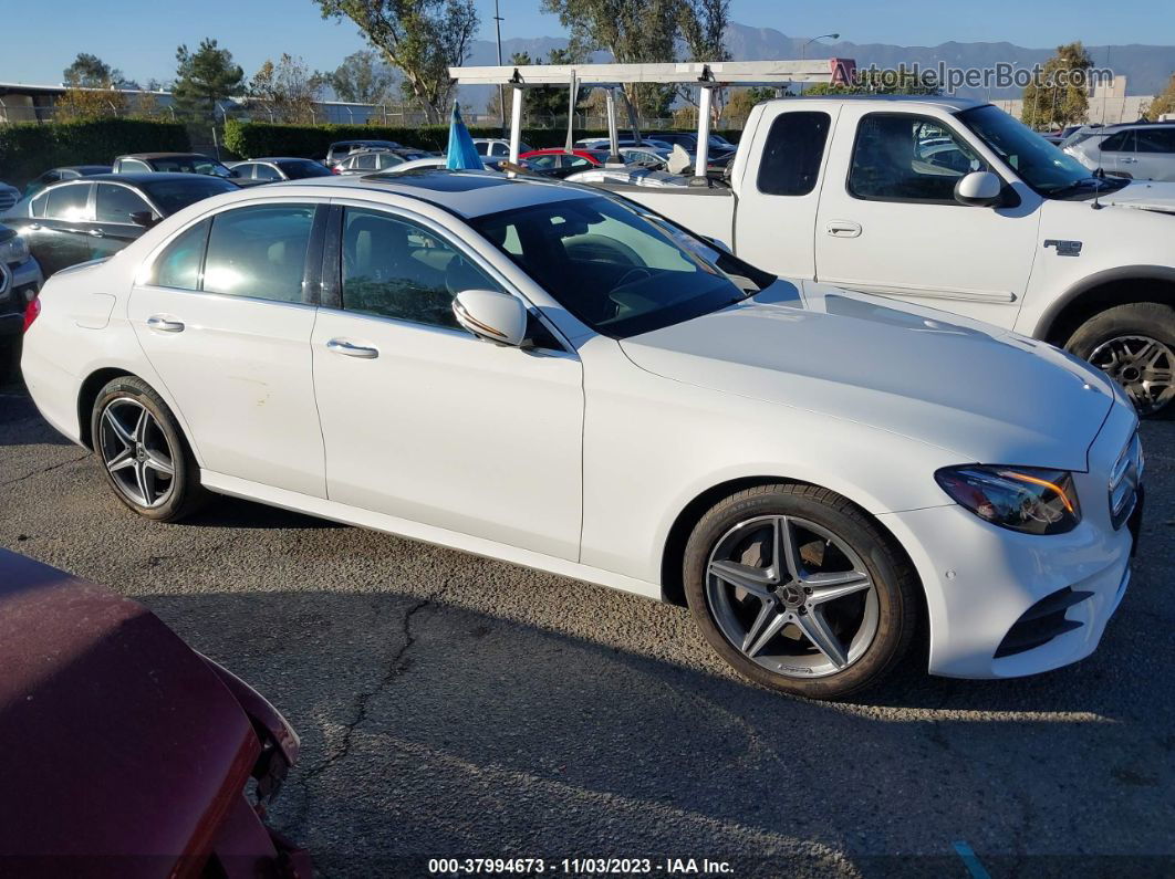 2019 Mercedes-benz E-class E 300 White vin: WDDZF4JB2KA522354