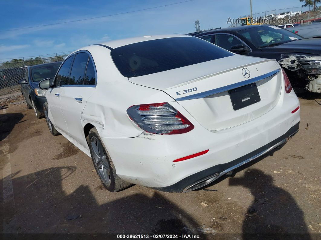 2019 Mercedes-benz E 300   White vin: WDDZF4JB2KA568220