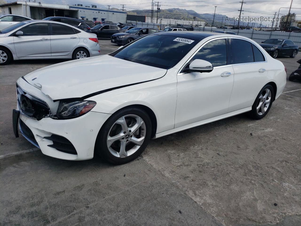 2019 Mercedes-benz E 300 White vin: WDDZF4JB2KA633132