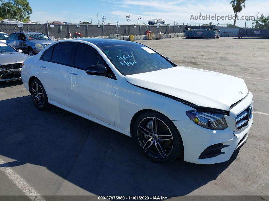 2019 Mercedes-benz E 300   White vin: WDDZF4JB2KA646494