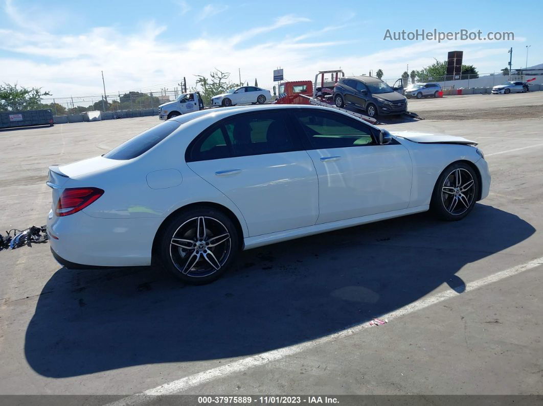 2019 Mercedes-benz E 300   White vin: WDDZF4JB2KA646494