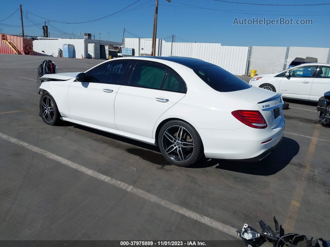 2019 Mercedes-benz E 300   White vin: WDDZF4JB2KA646494