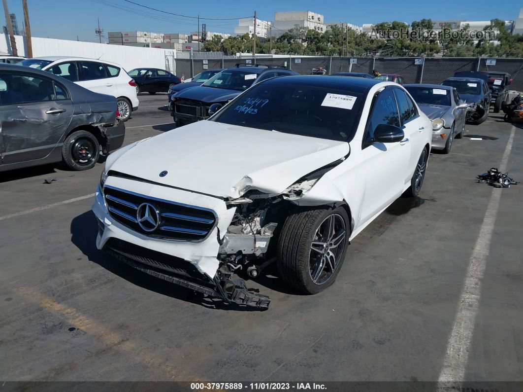 2019 Mercedes-benz E 300   White vin: WDDZF4JB2KA646494