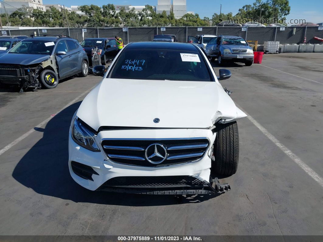 2019 Mercedes-benz E 300   White vin: WDDZF4JB2KA646494