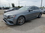 2019 Mercedes-benz E 300 Gray vin: WDDZF4JB2KA661027