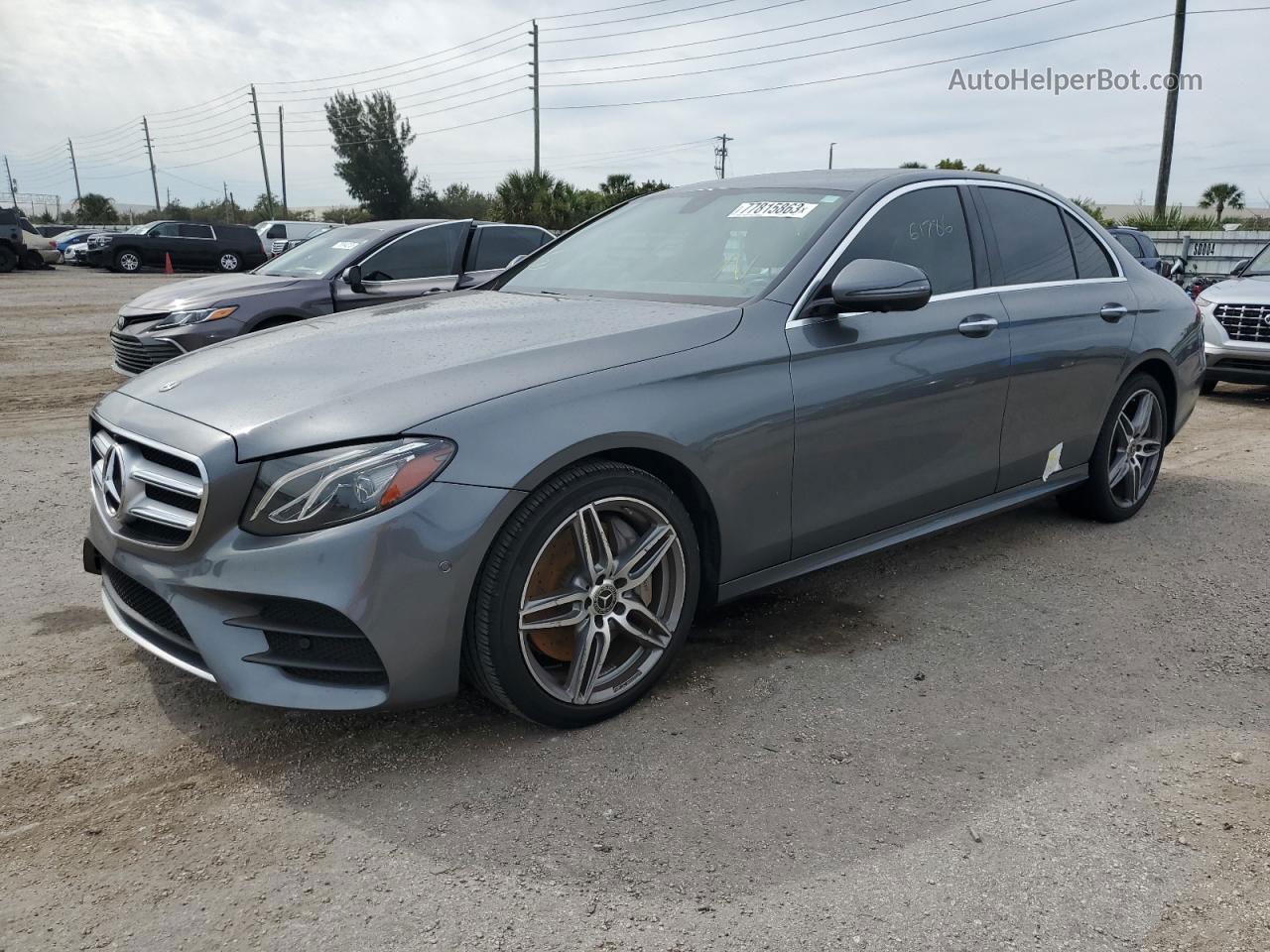 2019 Mercedes-benz E 300 Gray vin: WDDZF4JB2KA661027