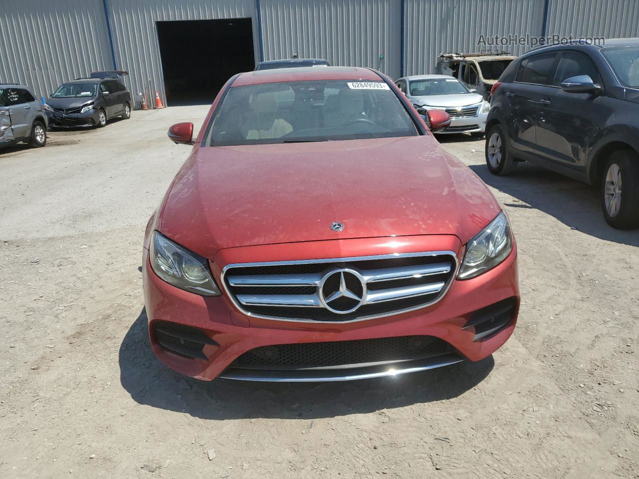 2019 Mercedes-benz E 300 Красный vin: WDDZF4JB3KA518698