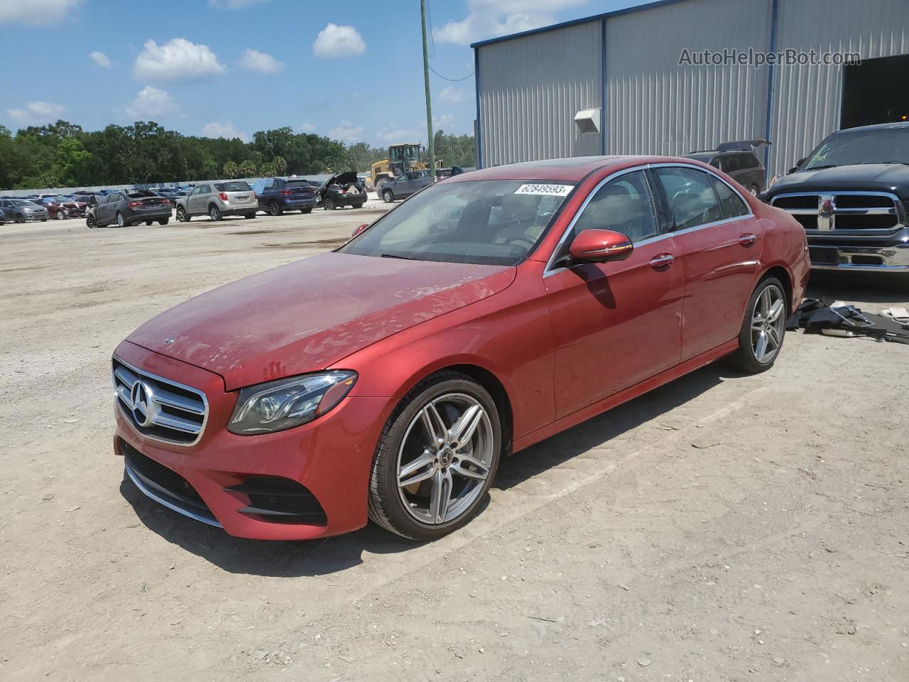 2019 Mercedes-benz E 300 Red vin: WDDZF4JB3KA518698