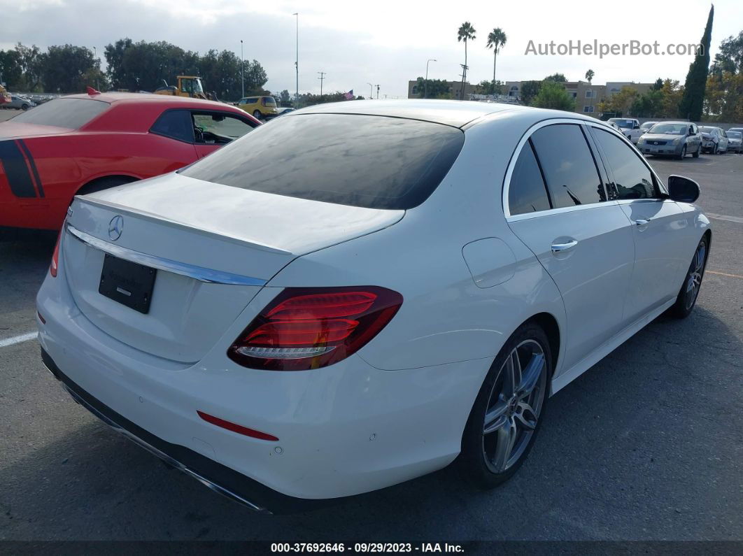 2019 Mercedes-benz E-class E 300 White vin: WDDZF4JB3KA595233