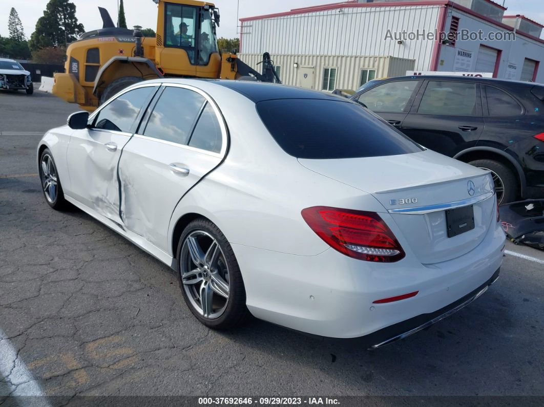 2019 Mercedes-benz E-class E 300 White vin: WDDZF4JB3KA595233