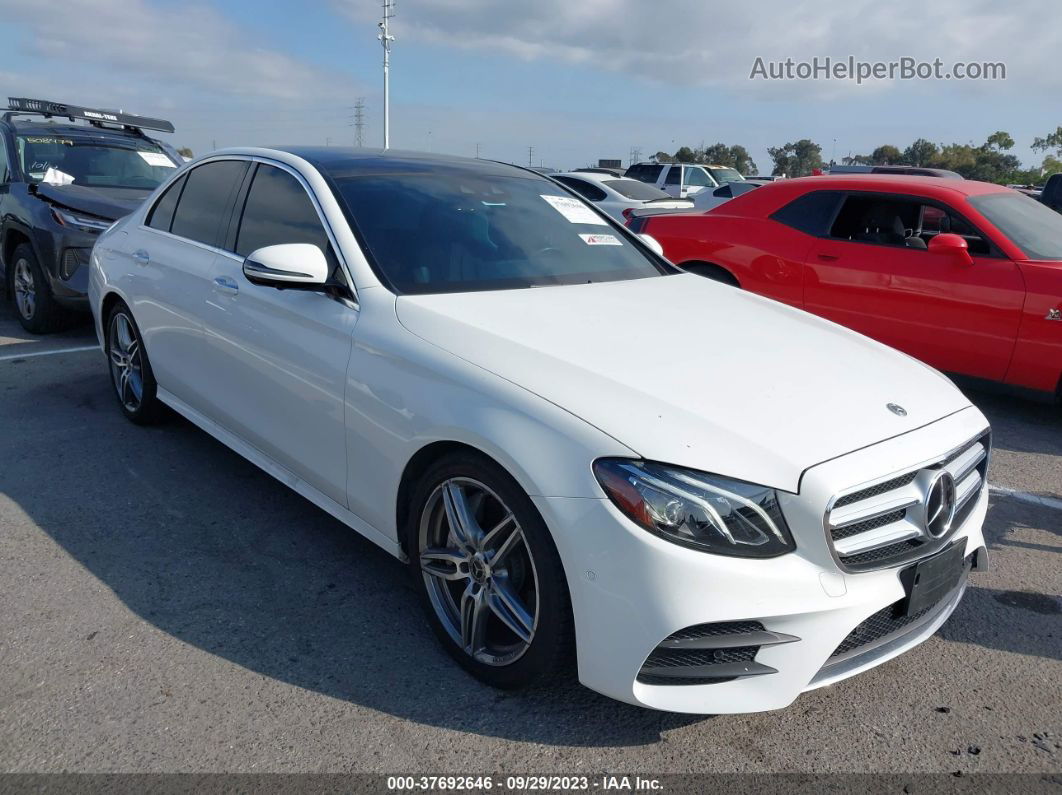 2019 Mercedes-benz E-class E 300 White vin: WDDZF4JB3KA595233