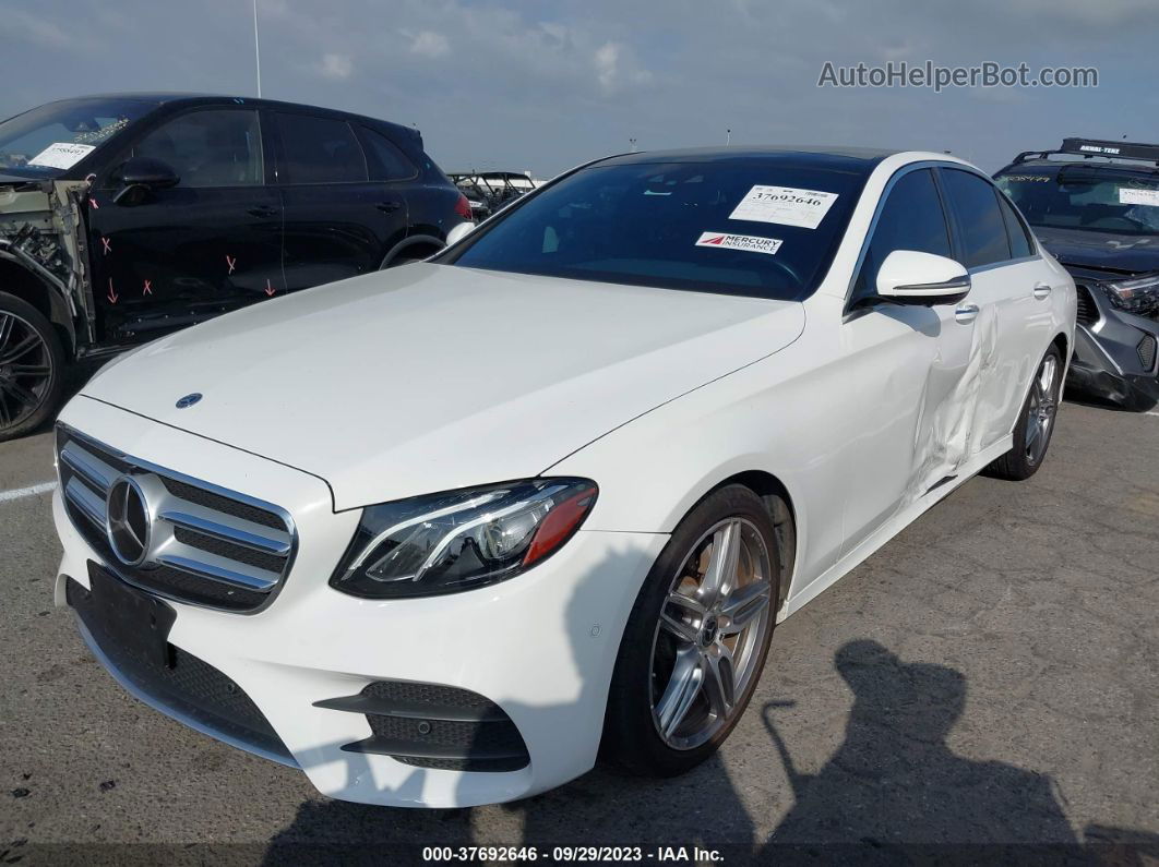 2019 Mercedes-benz E-class E 300 White vin: WDDZF4JB3KA595233