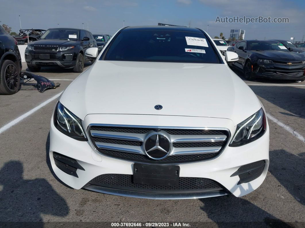 2019 Mercedes-benz E-class E 300 White vin: WDDZF4JB3KA595233