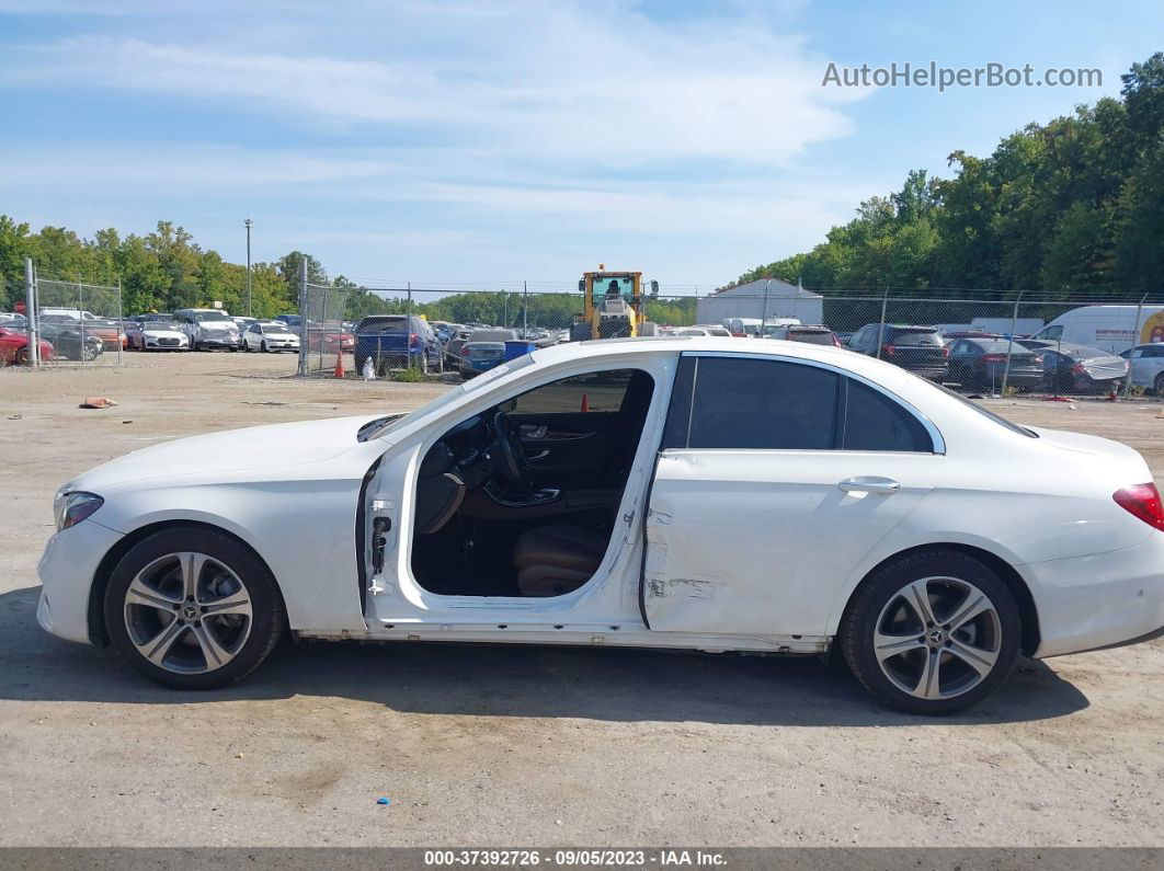 2019 Mercedes-benz E-class E 300 White vin: WDDZF4JB3KA633379