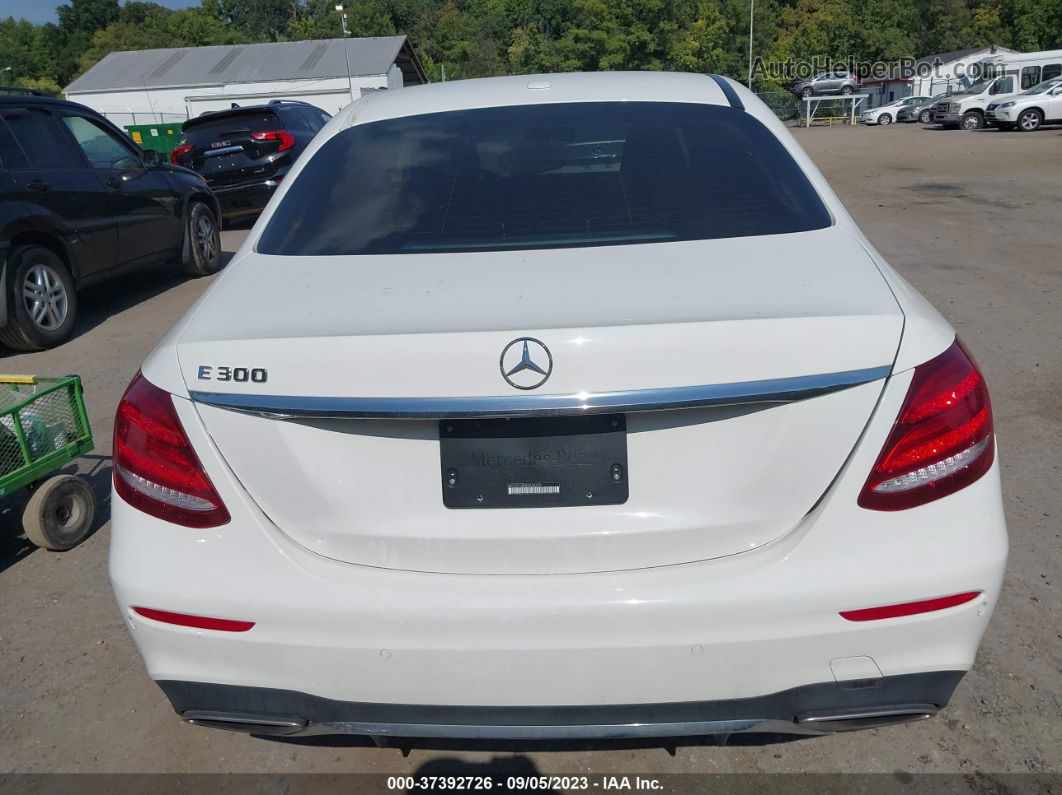 2019 Mercedes-benz E-class E 300 White vin: WDDZF4JB3KA633379