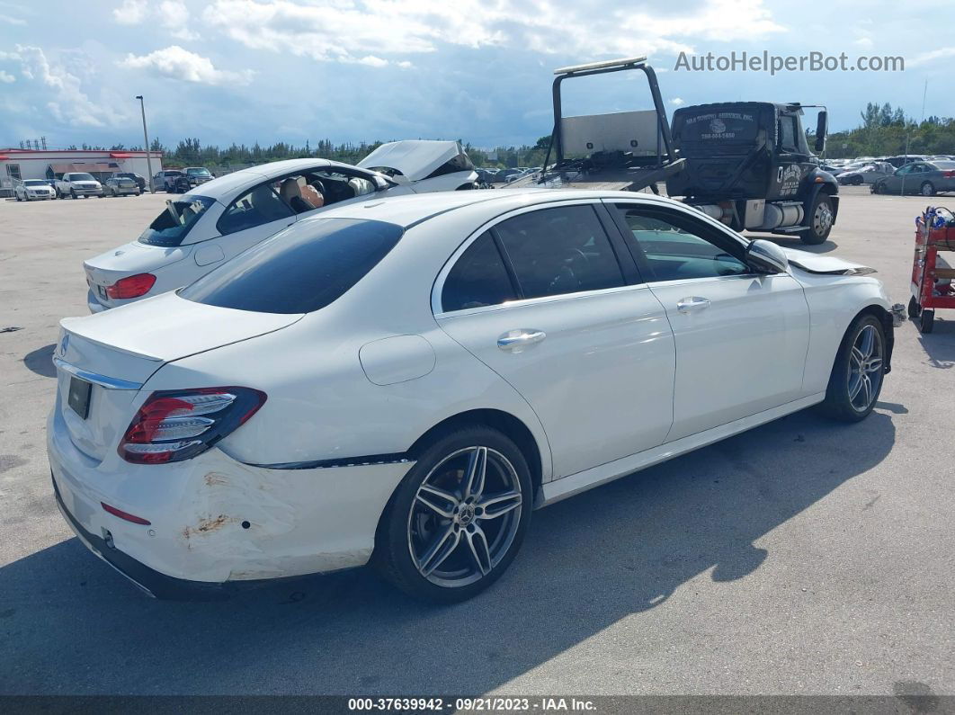 2019 Mercedes-benz E-class E 300 White vin: WDDZF4JB4KA572768