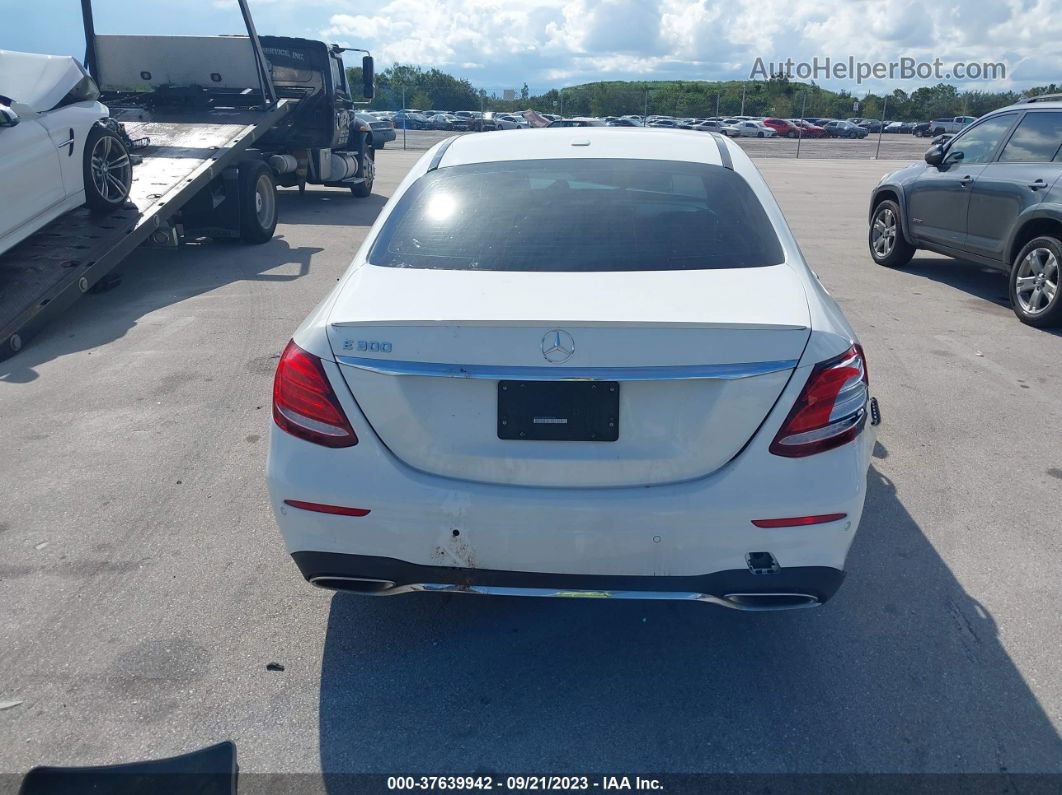 2019 Mercedes-benz E-class E 300 White vin: WDDZF4JB4KA572768