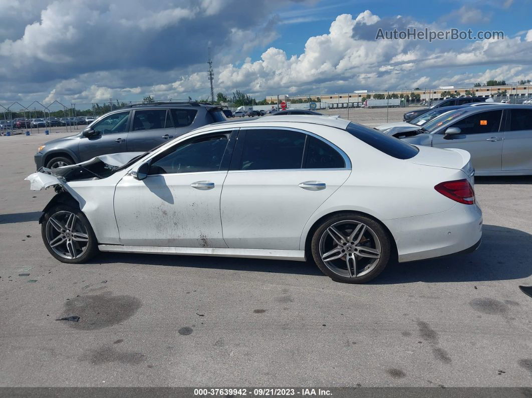 2019 Mercedes-benz E-class E 300 White vin: WDDZF4JB4KA572768