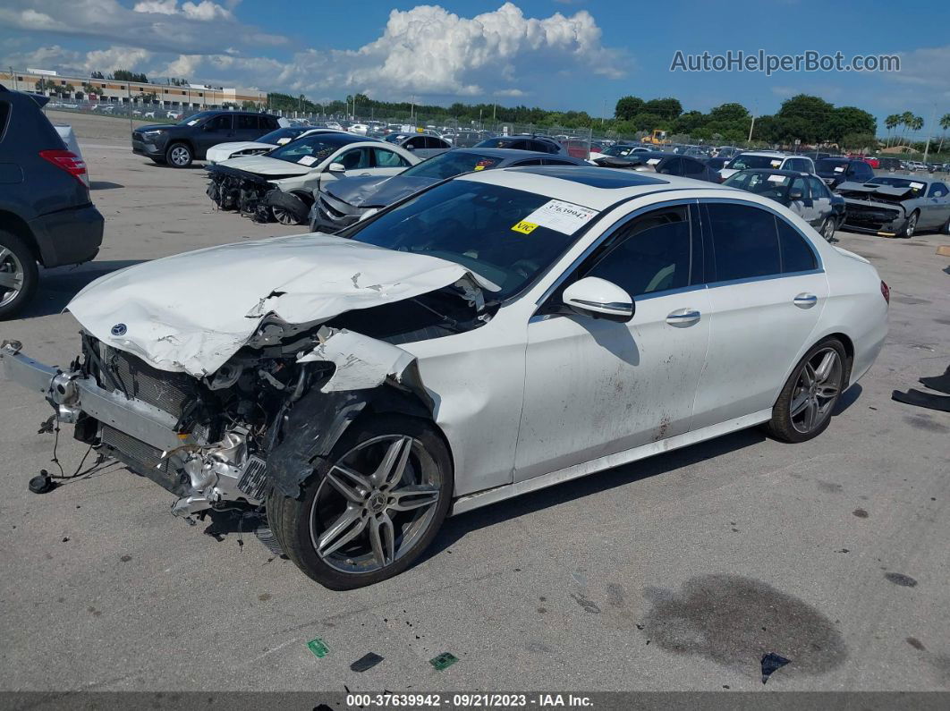 2019 Mercedes-benz E-class E 300 White vin: WDDZF4JB4KA572768