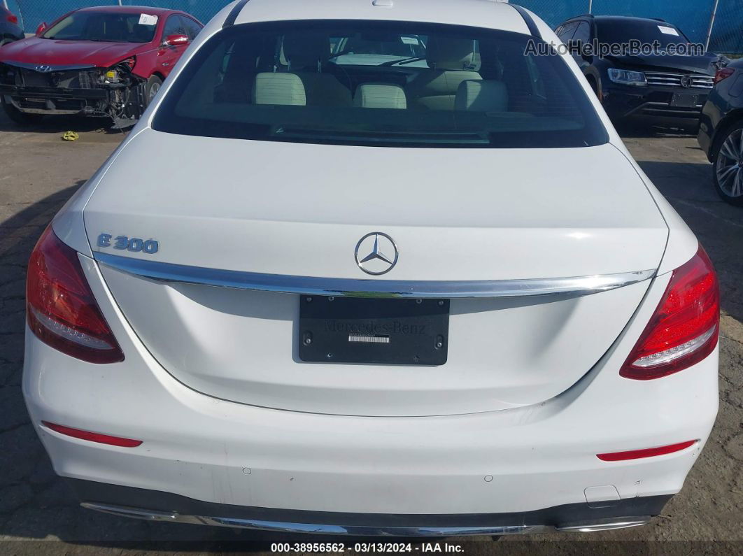 2019 Mercedes-benz E 300   White vin: WDDZF4JB4KA625047