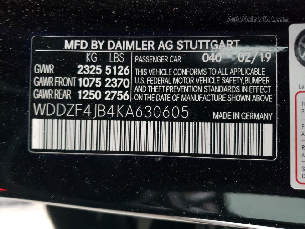 2019 Mercedes-benz E 300 Black vin: WDDZF4JB4KA630605