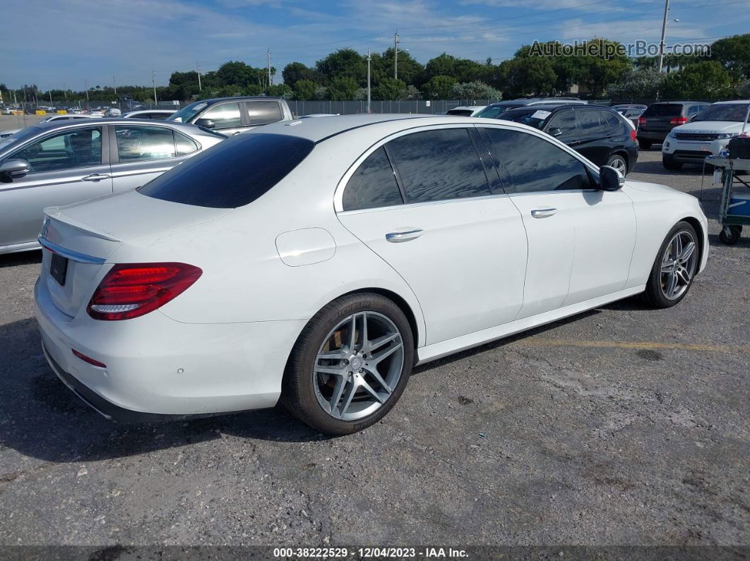 2019 Mercedes-benz E 300 White vin: WDDZF4JB4KA651230