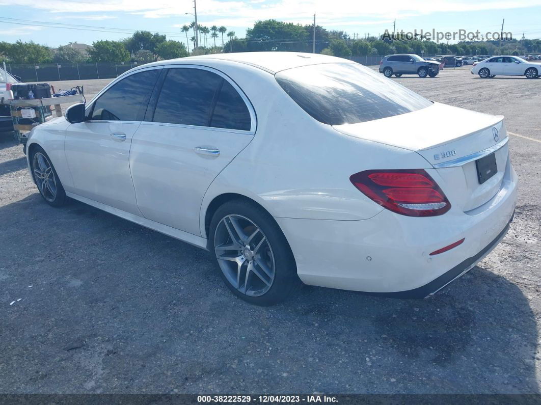 2019 Mercedes-benz E 300 White vin: WDDZF4JB4KA651230