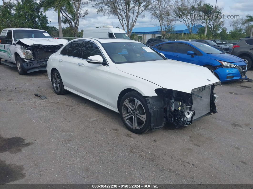 2019 Mercedes-benz E 300   White vin: WDDZF4JB4KA677374