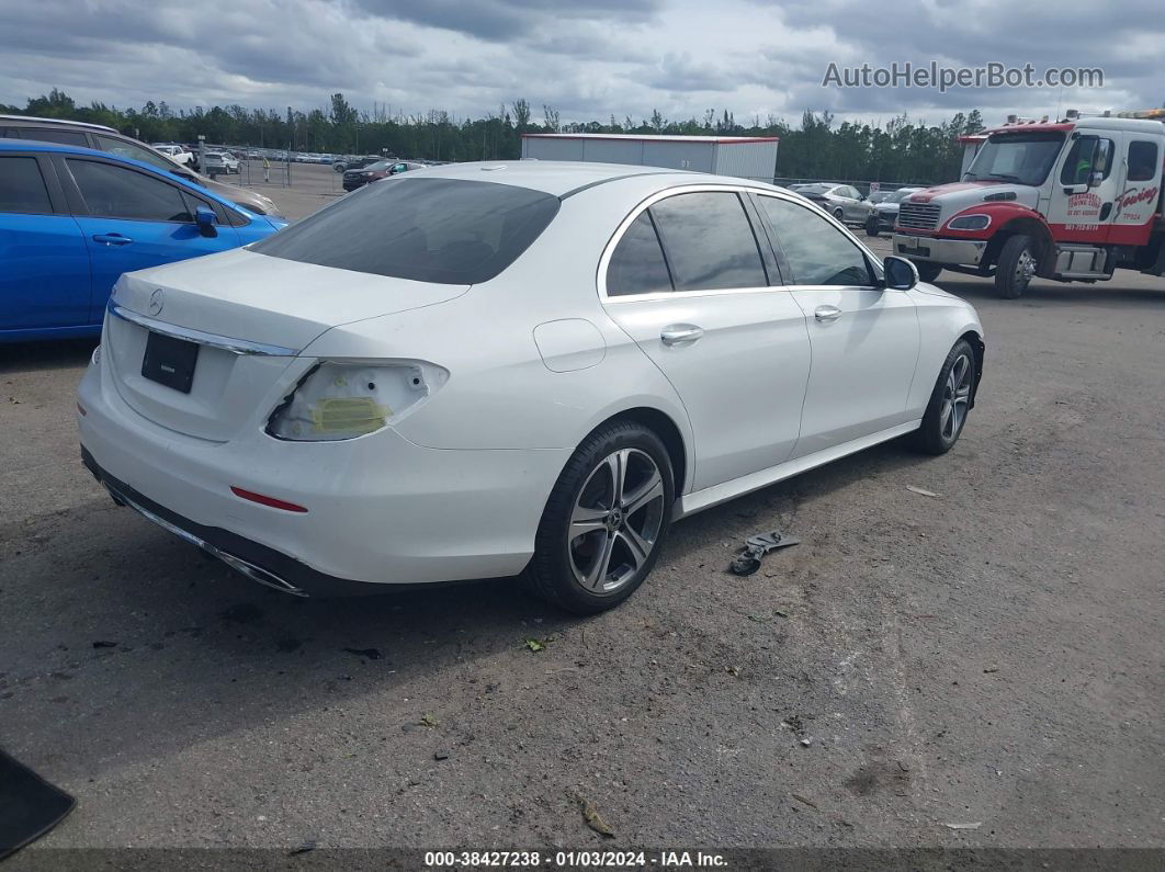 2019 Mercedes-benz E 300   White vin: WDDZF4JB4KA677374