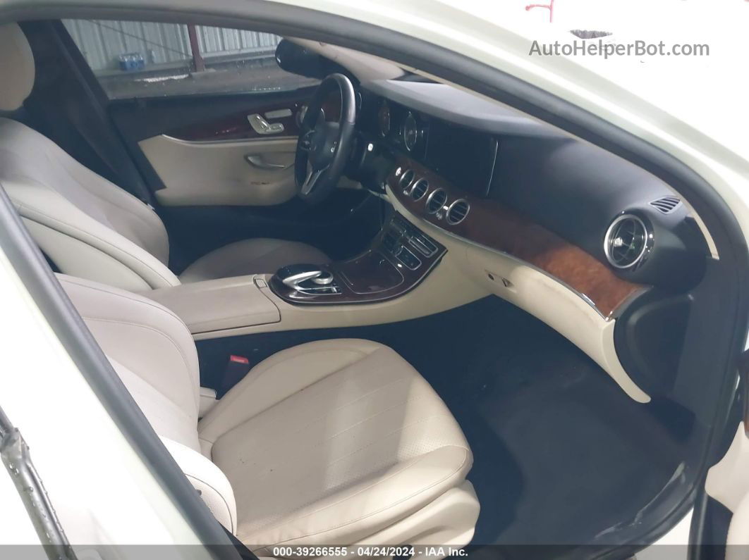 2019 Mercedes-benz E 300   White vin: WDDZF4JB5KA503233