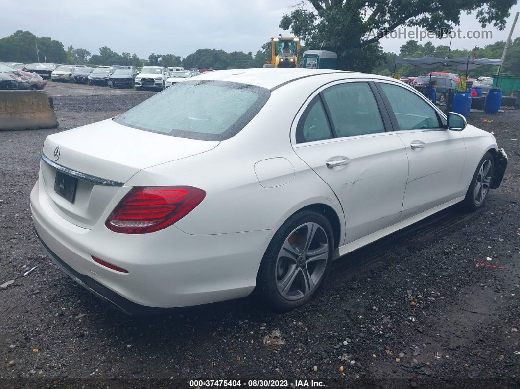 2019 Mercedes-benz E 300 White vin: WDDZF4JB5KA513115