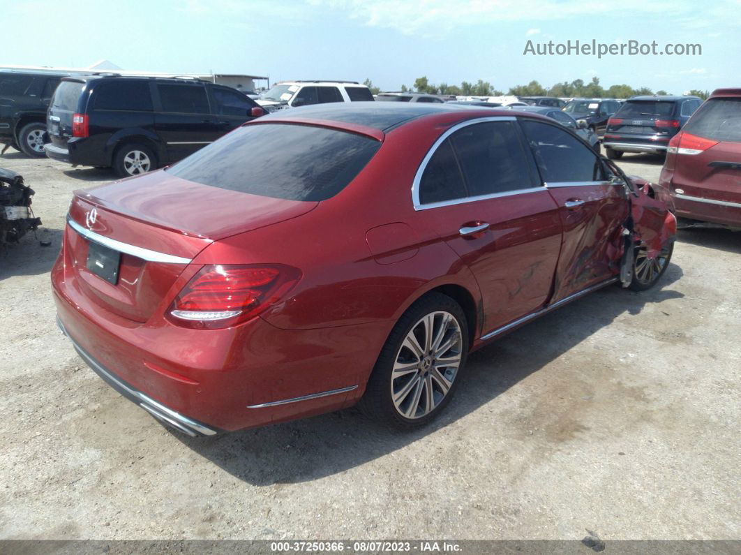 2019 Mercedes-benz E-class E 300 Red vin: WDDZF4JB5KA513163