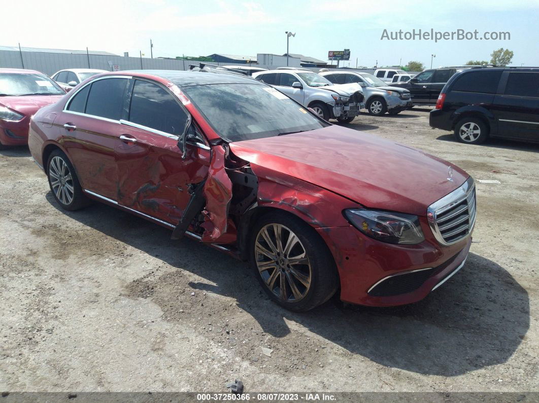 2019 Mercedes-benz E-class E 300 Red vin: WDDZF4JB5KA513163