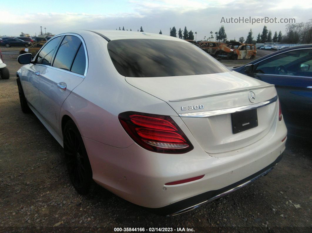 2019 Mercedes-benz E-class E 300 White vin: WDDZF4JB5KA550181