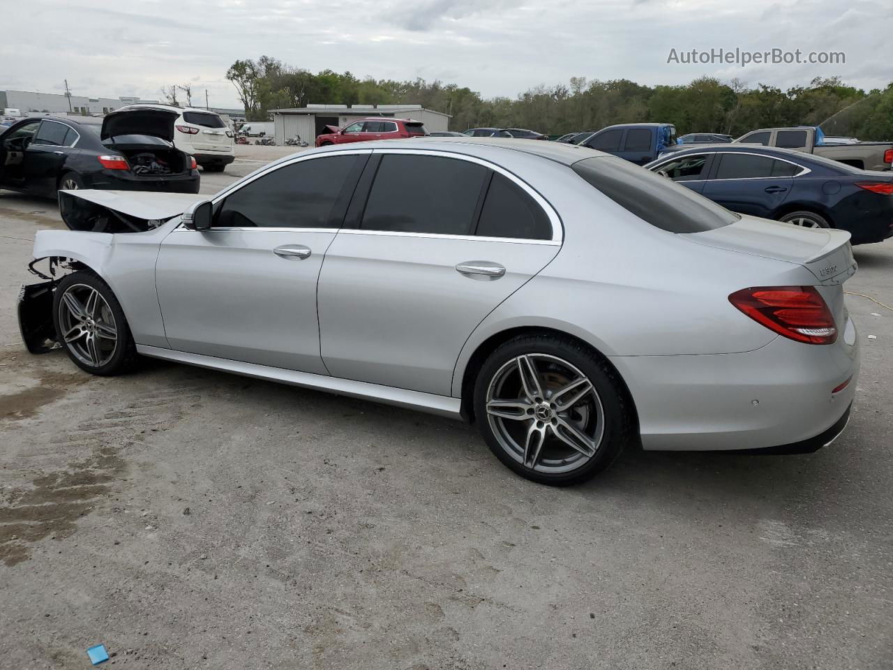 2019 Mercedes-benz E 300 Silver vin: WDDZF4JB5KA563187