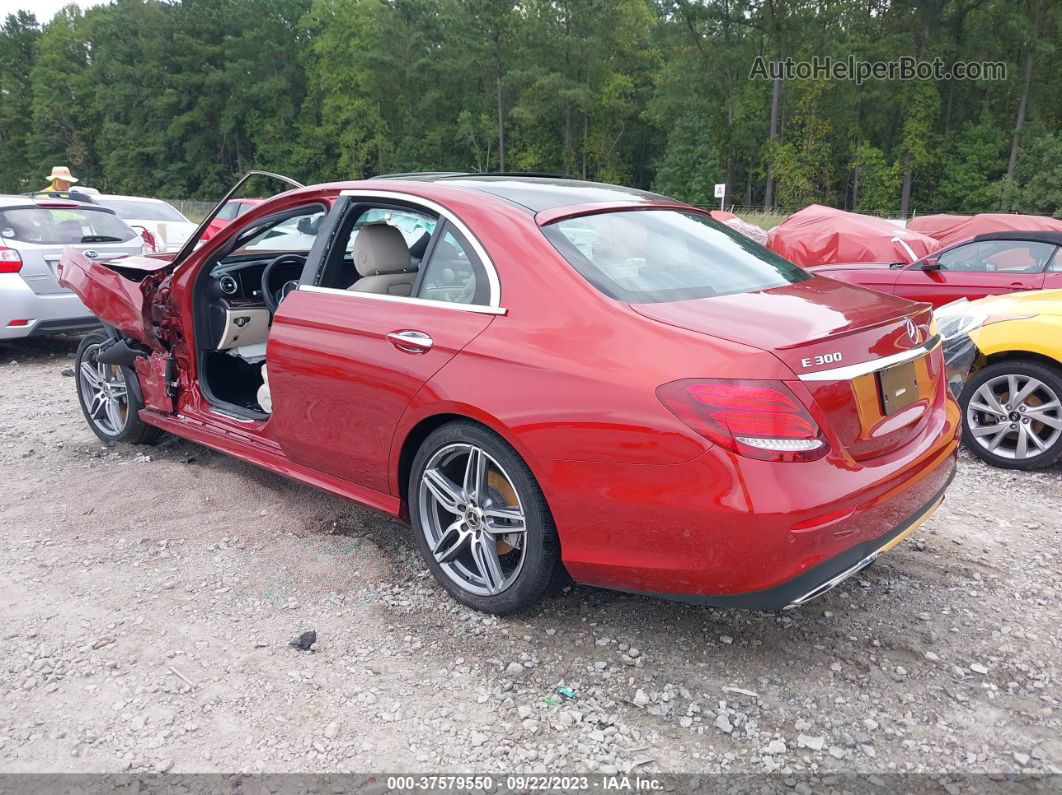 2019 Mercedes-benz E 300 Red vin: WDDZF4JB5KA563609