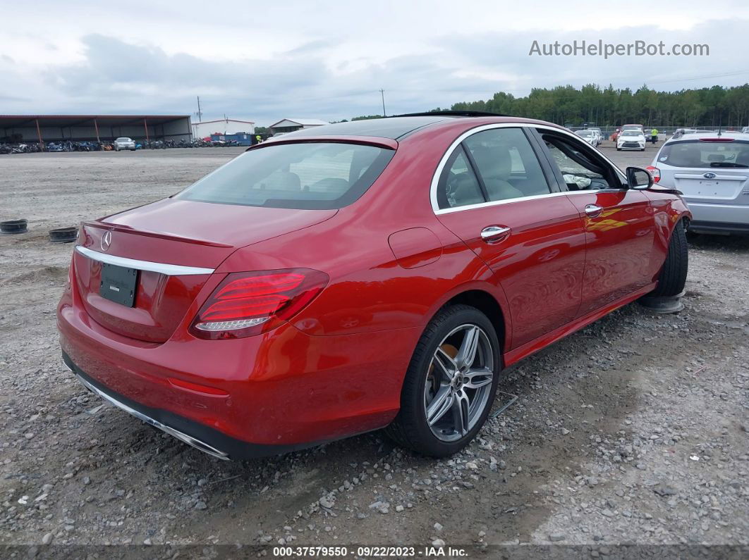 2019 Mercedes-benz E 300 Red vin: WDDZF4JB5KA563609