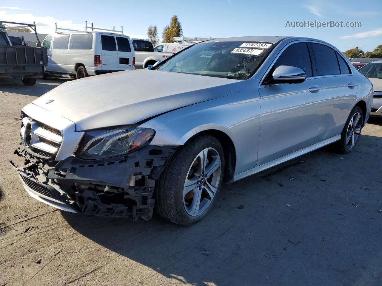 2019 Mercedes-benz E 300 Silver vin: WDDZF4JB5KA608614