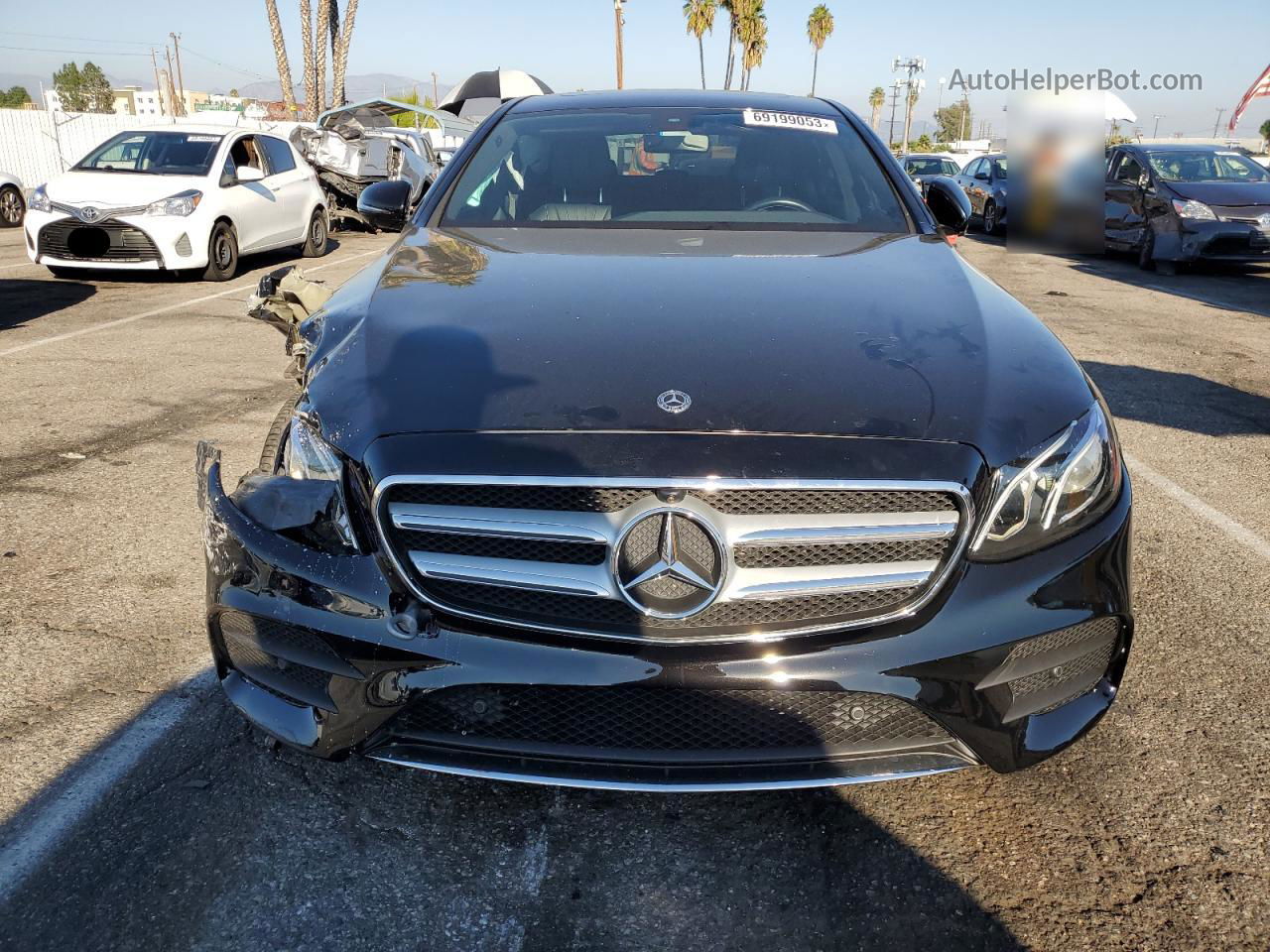 2019 Mercedes-benz E 300 Черный vin: WDDZF4JB7KA563191