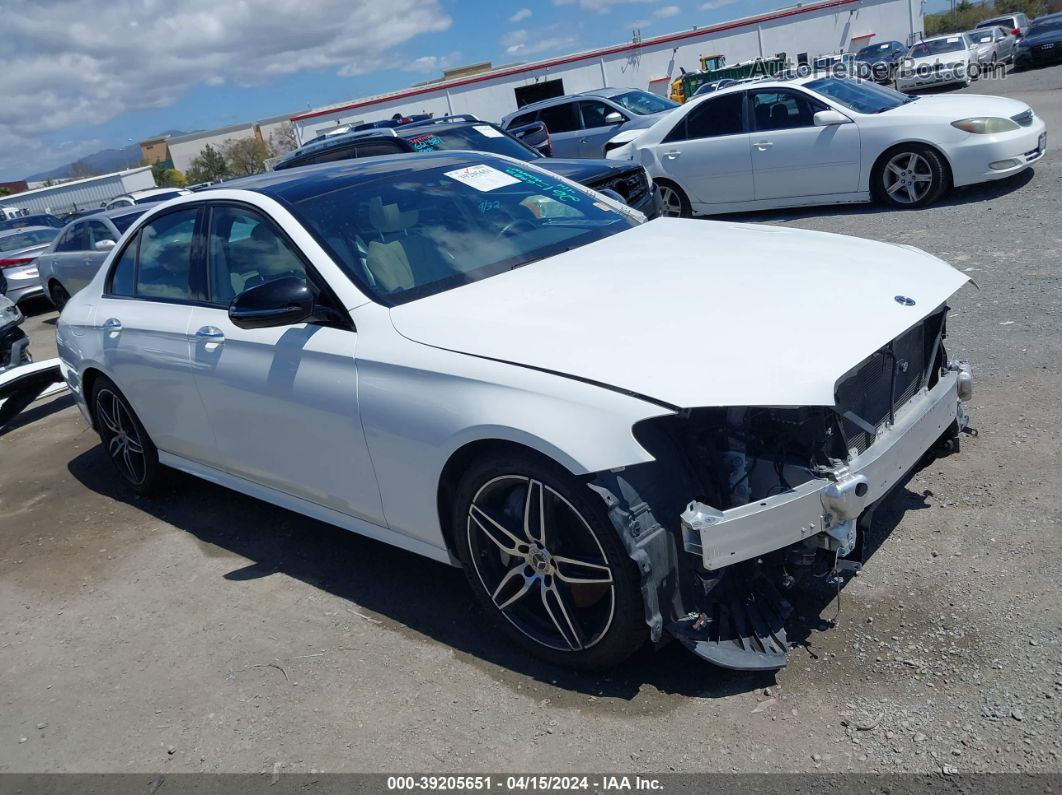 2019 Mercedes-benz E 300   White vin: WDDZF4JB7KA601311