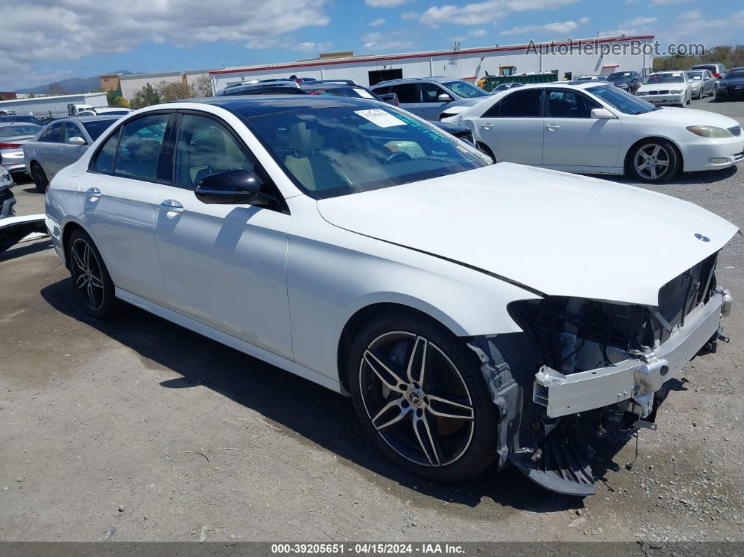 2019 Mercedes-benz E 300   White vin: WDDZF4JB7KA601311