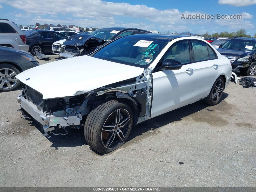 2019 Mercedes-benz E 300   White vin: WDDZF4JB7KA601311