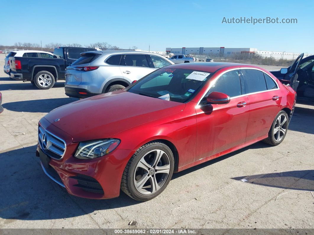 2019 Mercedes-benz E 300   Red vin: WDDZF4JB7KA658026