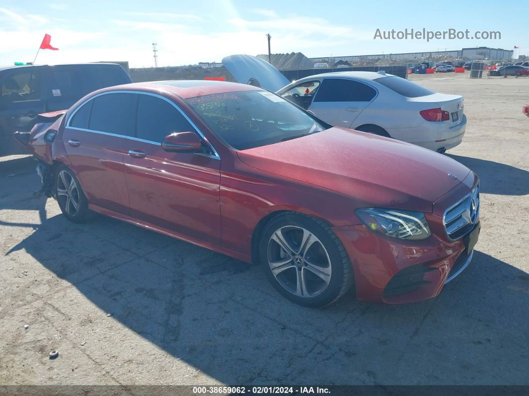 2019 Mercedes-benz E 300   Red vin: WDDZF4JB7KA658026