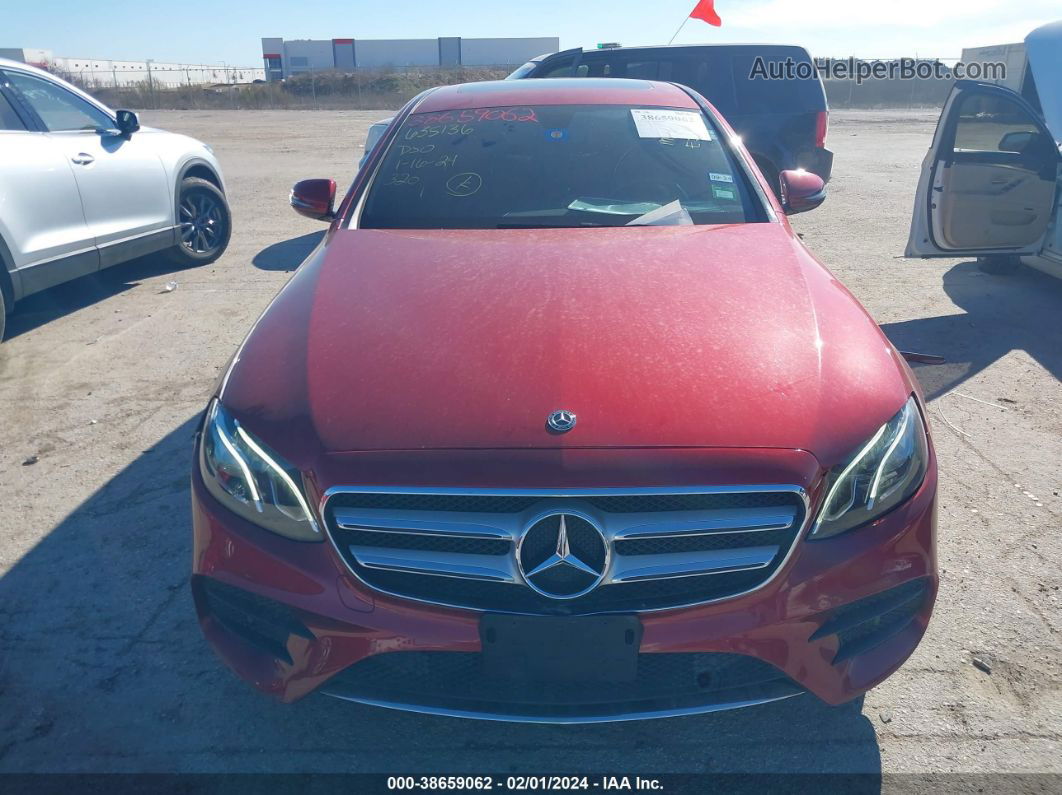 2019 Mercedes-benz E 300   Red vin: WDDZF4JB7KA658026