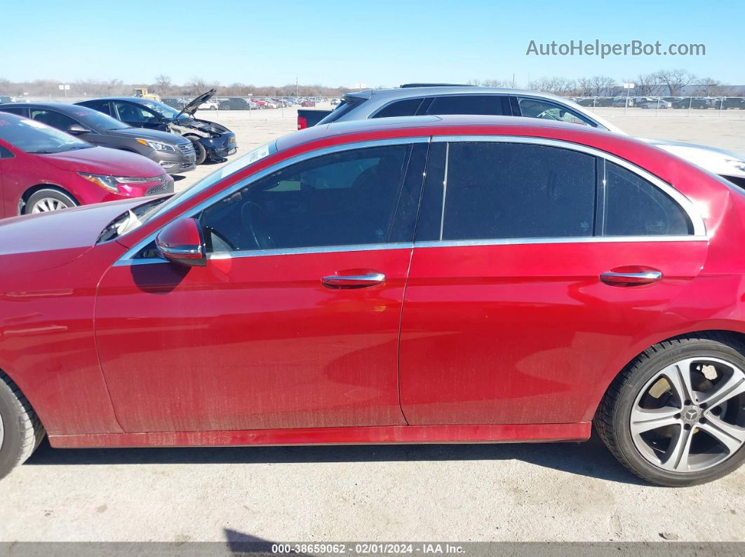 2019 Mercedes-benz E 300   Red vin: WDDZF4JB7KA658026