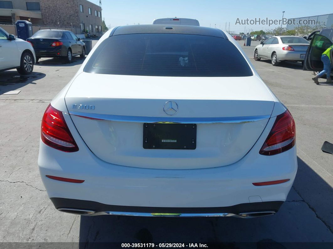 2019 Mercedes-benz E 300   White vin: WDDZF4JB7KA680768